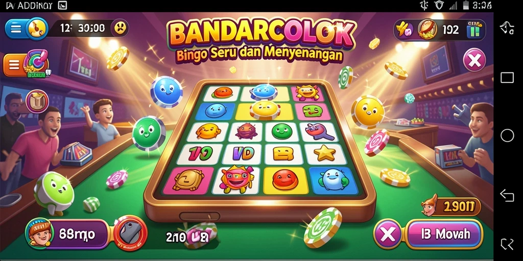 Tampilan gameplay seru dan interaktif BANDARCOLOK.
