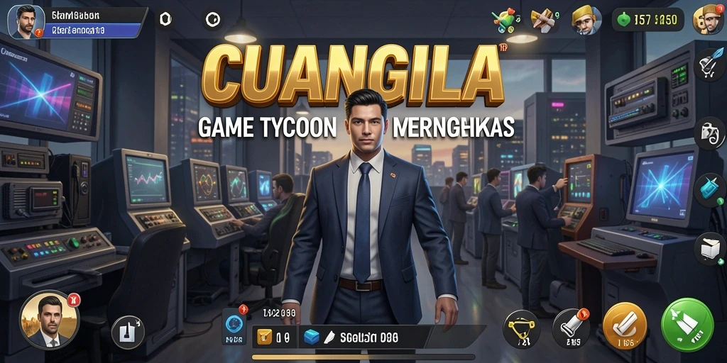 Screenshot CUANGILA menampilkan suasana gameplay Tycoon yang seru.