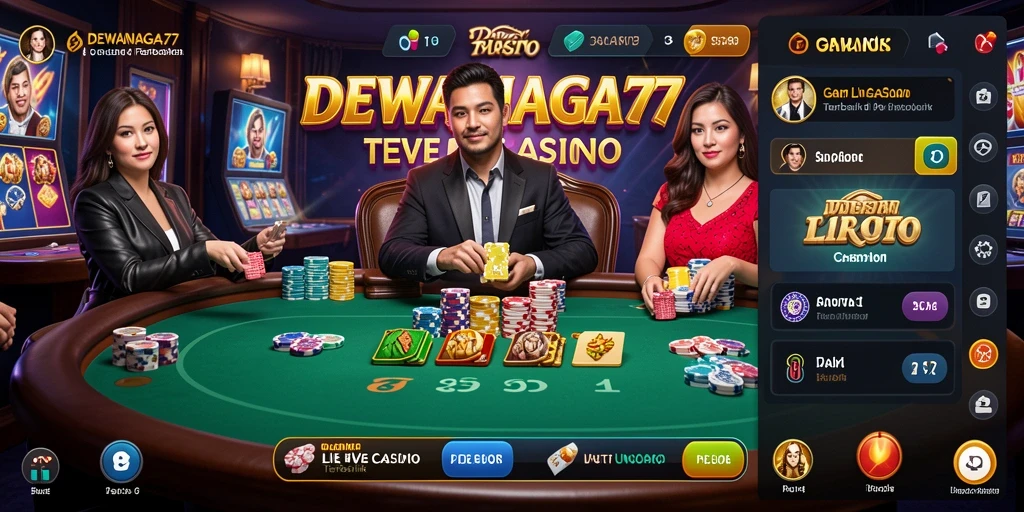 Tampilan gameplay DEWANAGA77 yang memukau dan interaktif.