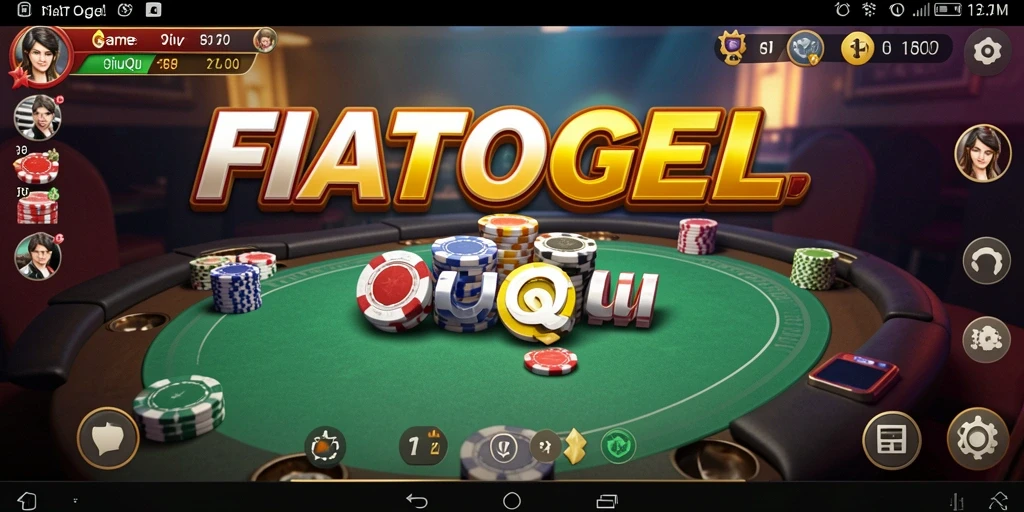 Tangkapan layar gameplay QiuQiu dari FIATOGEL yang seru.
