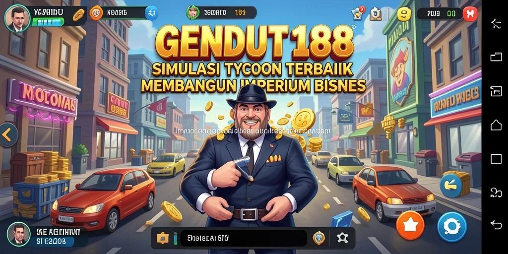 Tampilan gameplay GENDUT188 yang menggambarkan keseruan membangun bisnis.