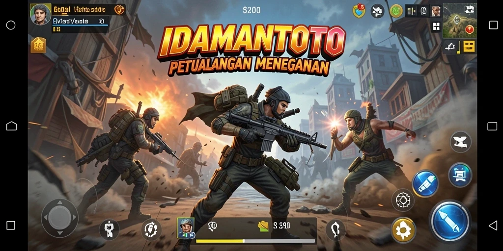 Tampilan gameplay mendebarkan dari IDAMANTOTO yang penuh aksi.