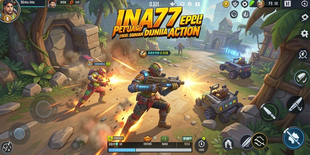 Gameplay seru dan intens dari INA777 yang menampilkan aksi mendebarkan.