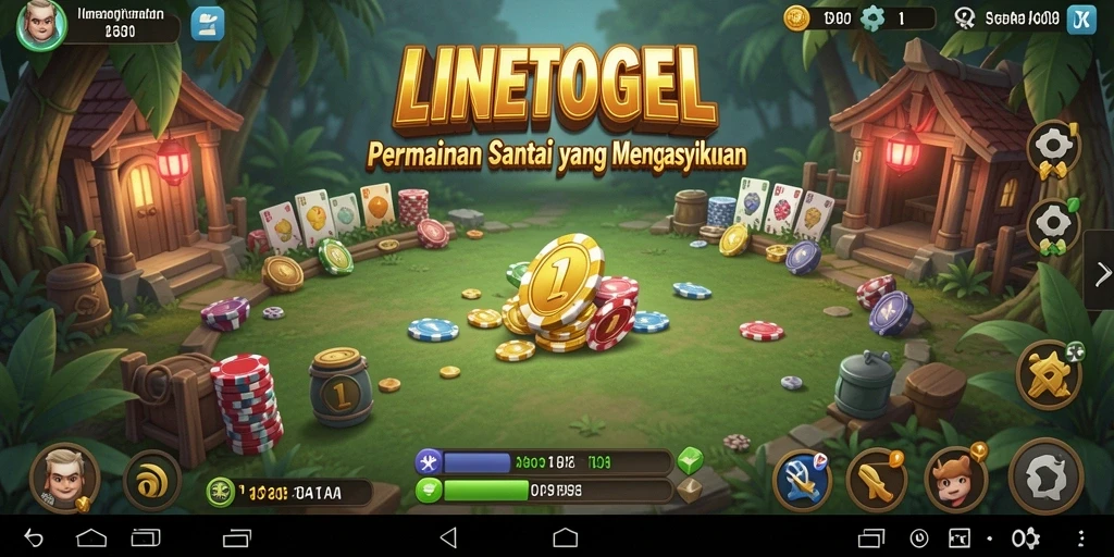 Tangkapan layar yang menampilkan keseruan gameplay LINETOGEL.