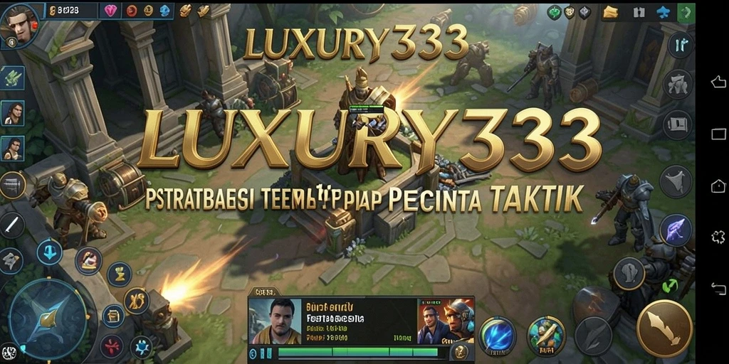 Screenshot gameplay LUXURY333 menampilkan pertempuran strategis yang mendebarkan.