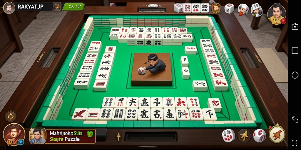 Tampilan gameplay RAKYATJP yang menantang dan seru.