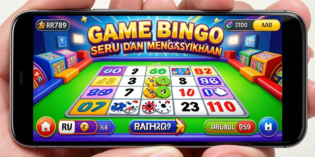 Screenshot gameplay RR789 yang menampilkan suasana seru Bingo.