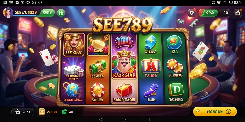 Tampilan menarik dari gameplay Kasino di SEE789.