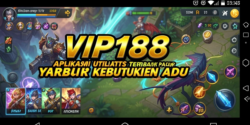 Tampilan antarmuka VIP188 yang intuitif dan praktis.